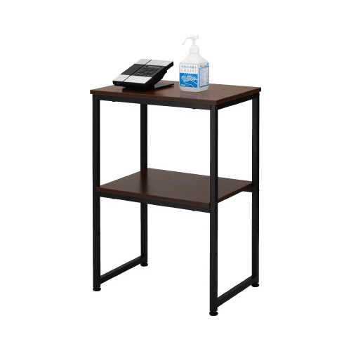 電話台　ワイド　幅５００ｍｍ　ダークブラウン