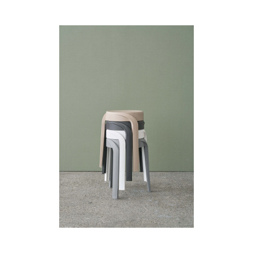 ３本脚スツール　ＰＣ－８６０グレー　６脚セット