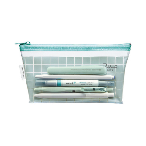 ペンケース　ピープライト　アイシーブルー