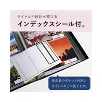 フォトアルバム　＜高透明＞　Ｌ２４０枚　ピンク