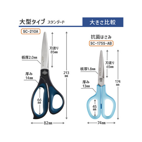 フィットカットカーブ　大型タイプ　ブルー