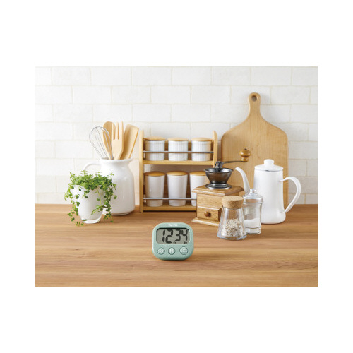 抗菌でか見えタイマー　　ＴＤ４２９　グリーン　３個