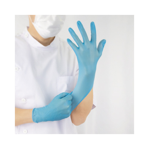 ハイブリッドグローブ　Ｉ　ブルーＭ２００枚入×１０