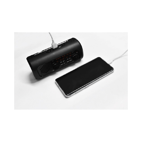 さすだけ充電ラジオライト３　ブラック