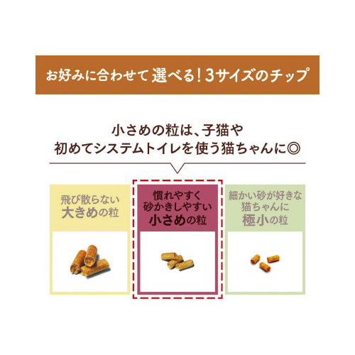 ニャンとも清潔トイレ　チップ　Ｌ　２．５Ｌ