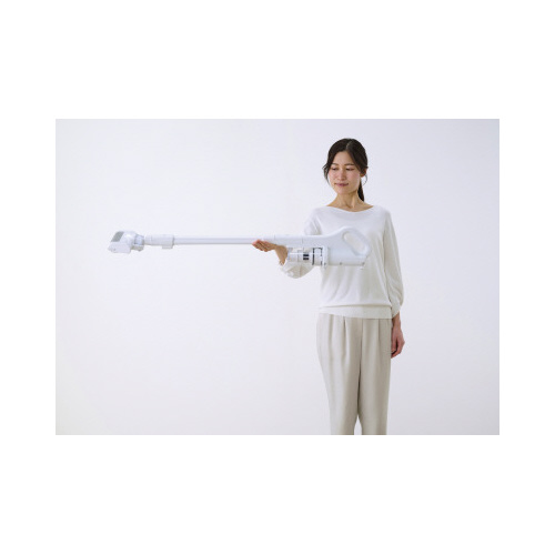 充電式サイクロンスティッククリーナー　ホワイト