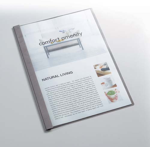 レポートメーカー　５０枚収容　Ａ４縦　灰　１００冊