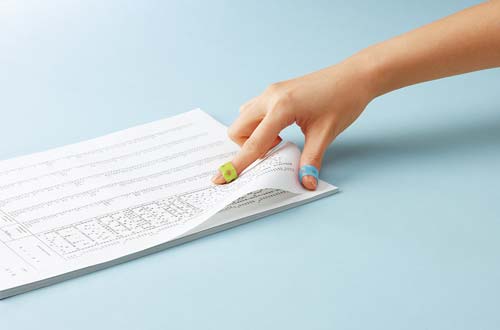 紙めくり＜メクリン＞カラフルミックス　Ｍ　２５個