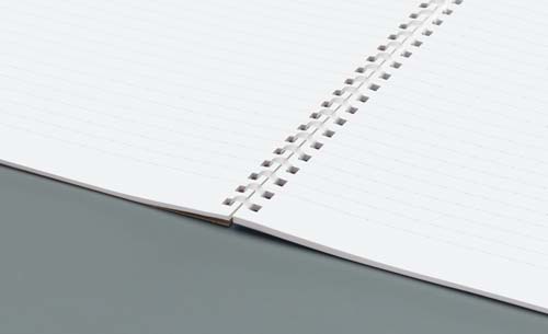 ソフトリングノートセミＢ５ドットＢ罫４０枚　橙×５