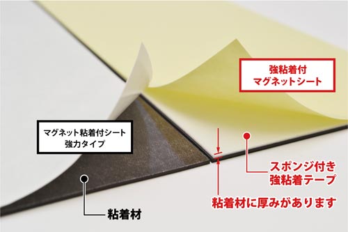 強粘着付マグネットシート２００×３００ｍ×１０