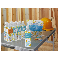 熱中対策水メッセージ付きレモン・日向夏２ＣＳ