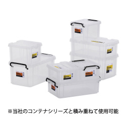 ボックスコンテナ　本体　Ｂ－６．６Ｒ　クリア×６
