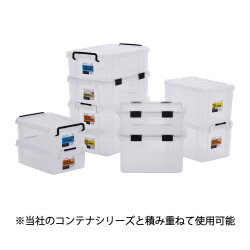 ボックスコンテナ　本体のみ　Ｂ－２２Ｒ　クリア×５