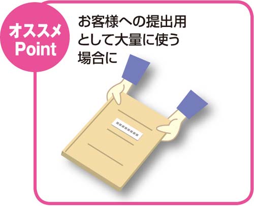 フラットファイルエコノミー　Ａ４縦　青　１０冊