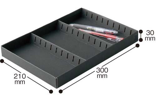 Ｋａｔａｚｕｋ　引き出し収納ＢＯＸ　Ａ４　黒