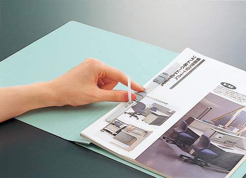 フラットファイルＶ樹脂とじ具　Ａ４縦　黄　１０冊