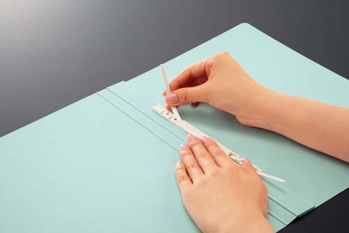 フラットファイル＜オール紙＞　Ａ４縦　青　１０冊