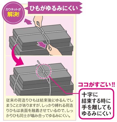 しっかり縛れる荷造りひも　１巻