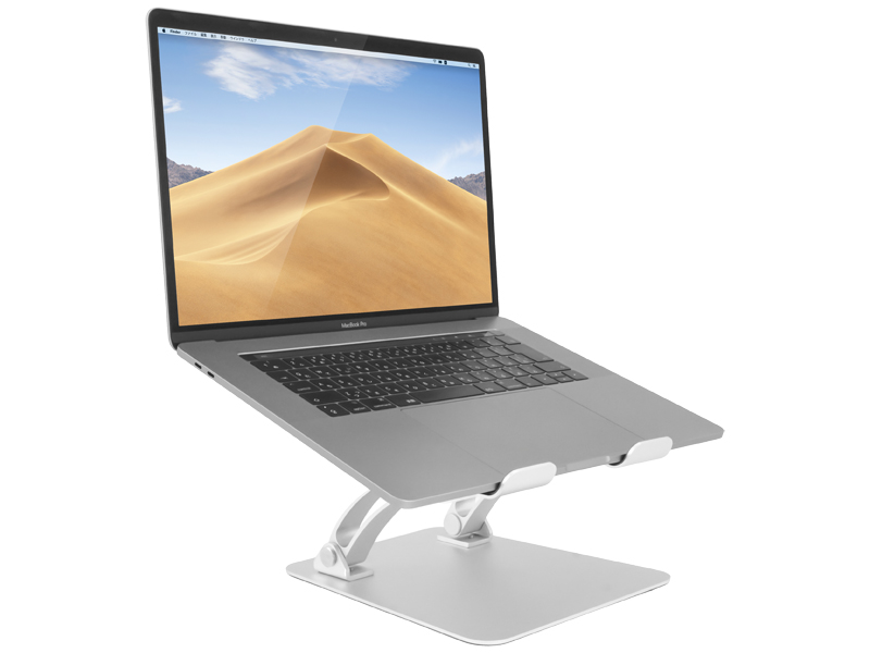 ノートパソコン用アルミスタンド LIFT UP-STAND BY ME シルバー