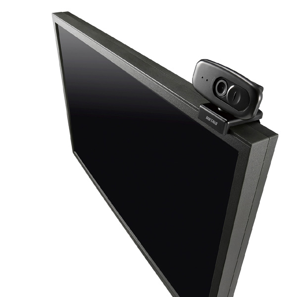 200万画素WEBカメラ 1080P FullHD マイク内蔵 ブラック