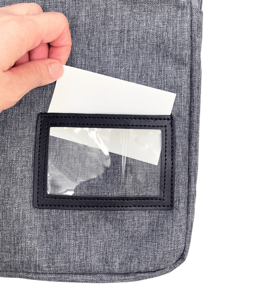 カードポケット付きクッションケース