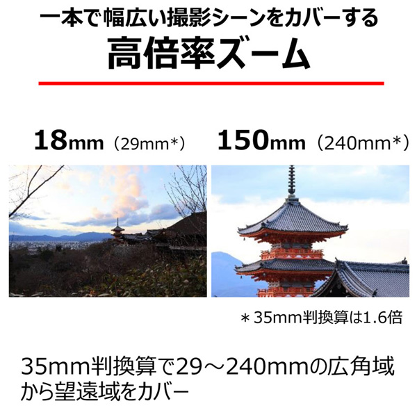 RFレンズ RF-S18-150mm F3.5-6.3 IS STM