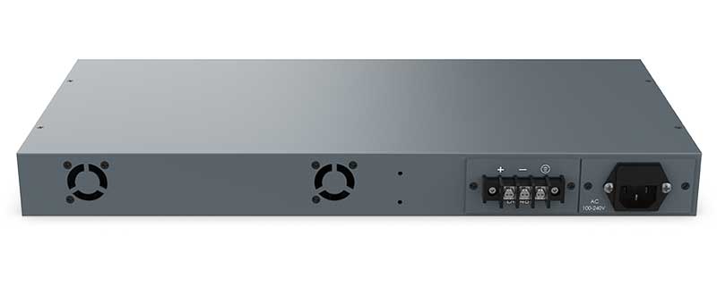 28ポート10/100/1000BASE-T対応ギガビットイーサネットスイッチ