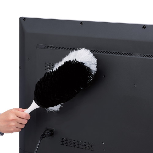 テレビ用クリーナー/クリーニングブラシ/2WAY/除電