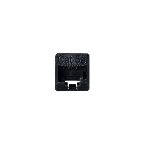 RJ45中継コネクタ/Cat5e対応/UTP/ブラック