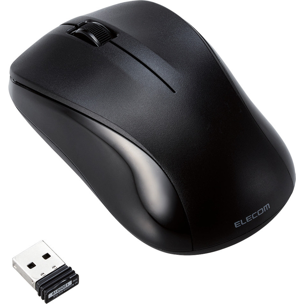 法人向けマウス/無線 IRマウス/Mサイズ/抗菌/RoHS指令準拠/ブラック