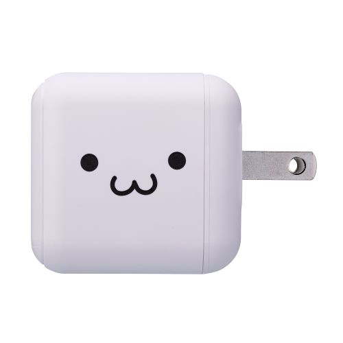 AC充電器/スマホ・タブレット用/USB Power Delivery/65W/USB-C1ポート/しろちゃん