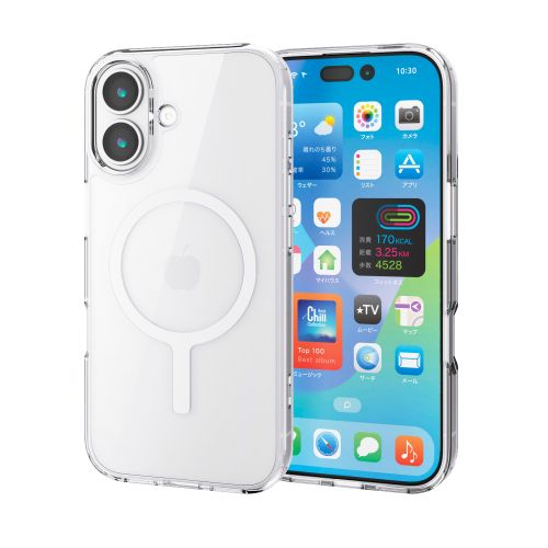 iPhone 17/ハイブリッドケース/MAGKEEP/ホワイト