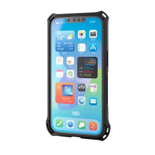 iPhone 17e/16e/ハイブリッドケース/ZEROSHOCK/ブラック
