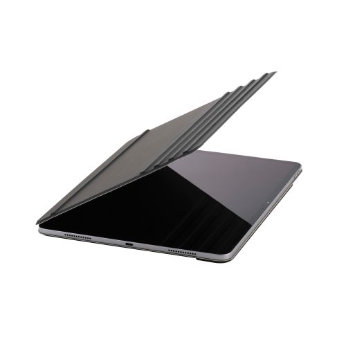 13インチiPad Air(M2)/フラップケース/ソフトレザー/ドローイング/アングル8段階/スリープ対応/ブラック