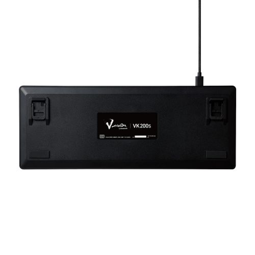 ゲーミングキーボード/V custom/有線/着脱式/メカニカル/ネオクラッチキーキャップ/テンキーレス/65％サイズ/スピードリニア(銀軸)/ブラック