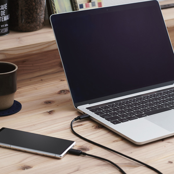 USB2.0ケーブル/C-Cタイプ/認証品/USB Power Delivery対応/3A出力/1.0m/ブラック