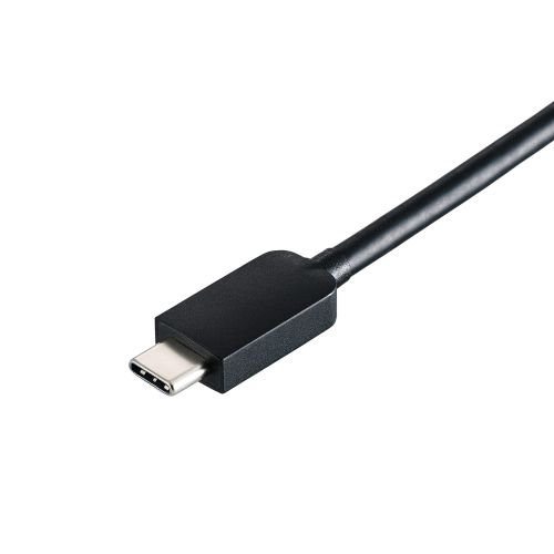 USB HUB/USB-C/USB5Gbps/バスパワー/4ポート/15cm/ブラック