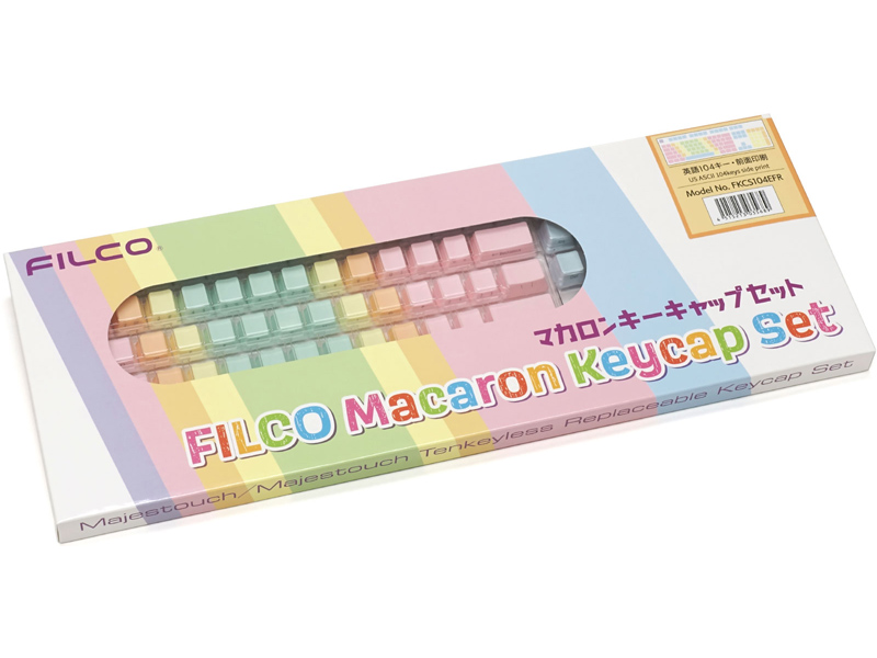 FILCO Macaron Keycap Set 英語104キー・前面印字