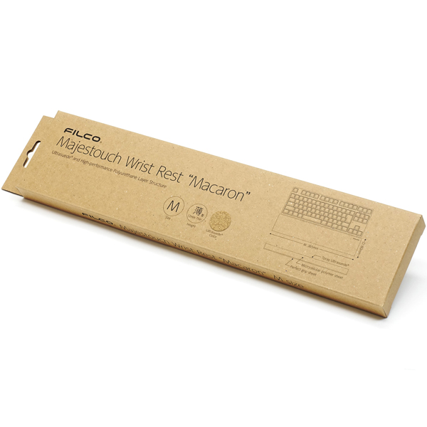 Majestouch Wrist Rest Macaron 12mm厚 Mサイズ シナモン
