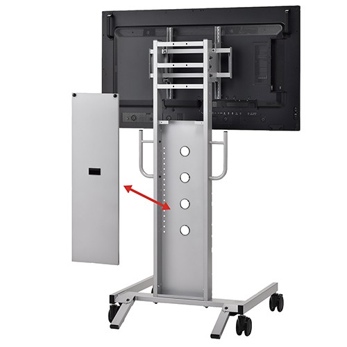 業務用ディスプレイスタンド PH-820シリーズ（可動脚タイプ） ～85V型まで対応/シルバー