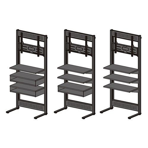 PU-460シリーズ用オプション棚板（ダブルタイプ）