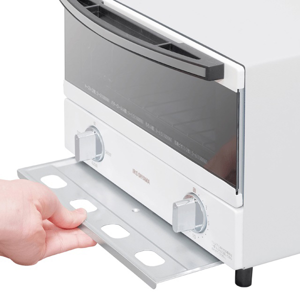 スチームオーブントースター 2枚焼き ホワイト