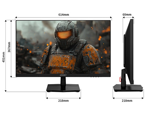 ゲーミング液晶ディスプレイ 27型/2560×1440/HDMI×1、DP×1、USB Type-C×1/ブラック/スピーカー有/2年保証