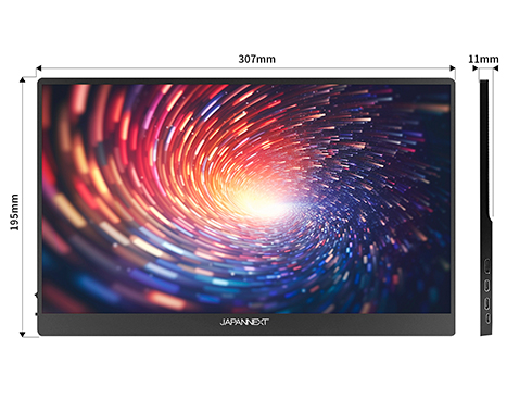 有機ELディスプレイ 13.3型/3840×2160/HDMI、USB-C×2/ブラック/スピーカー有/2年保証