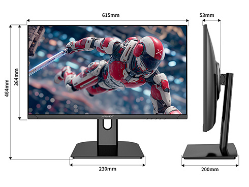 ゲーミング液晶ディスプレイ 27型/2560×1440/HDMI×2、DP×2/ブラック/スピーカー有/2年保証