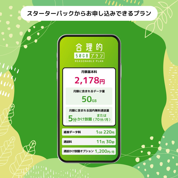 日本通信SIM スターターパック