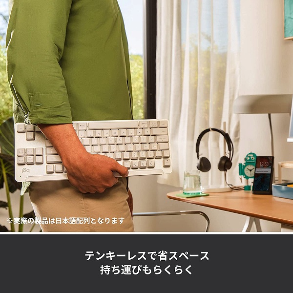 Signature K855 ワイヤレス メカニカルTKL キーボード ローズ