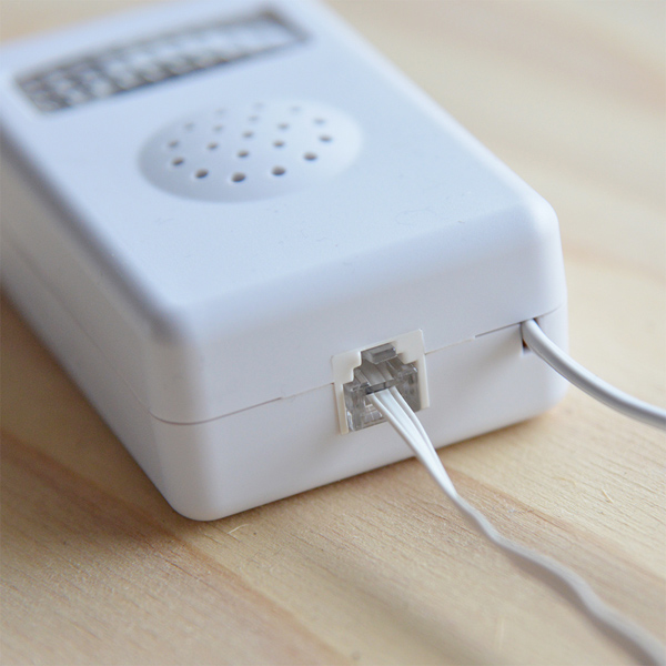 電話着信お知らせアダプタ フラッシュリンガー 6極2芯 壁掛けタイプ