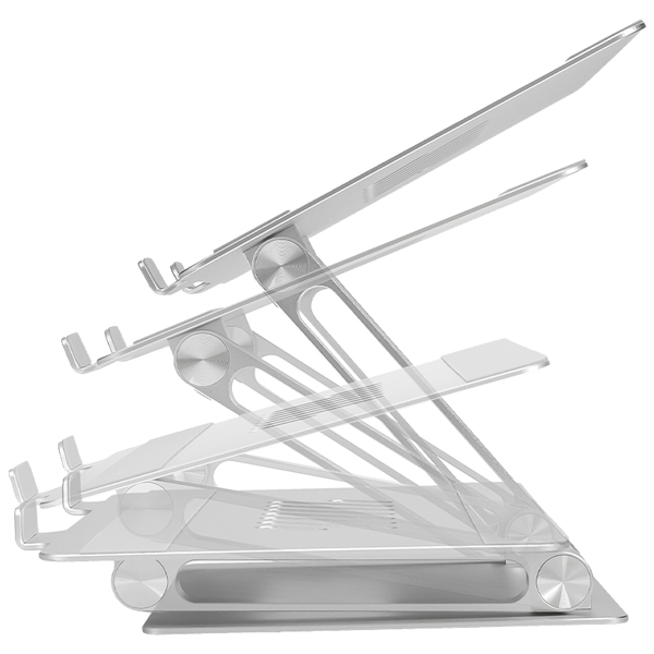 ノートPCスタンド/タブレットスタンド/PCST01シリーズ/アルミニウム/調整自由/ブラック