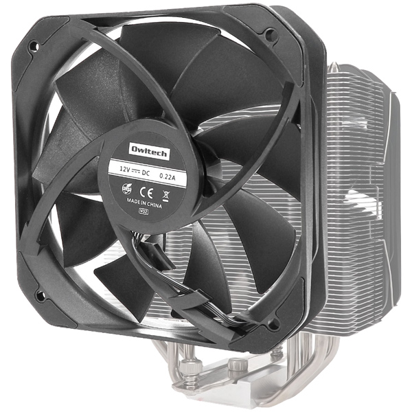 OWL-SC200をデュアルファン化 Silent Cooler SC200用デュアルファンキット 製品サイズ約130(W)×130(D)×25(H)mm